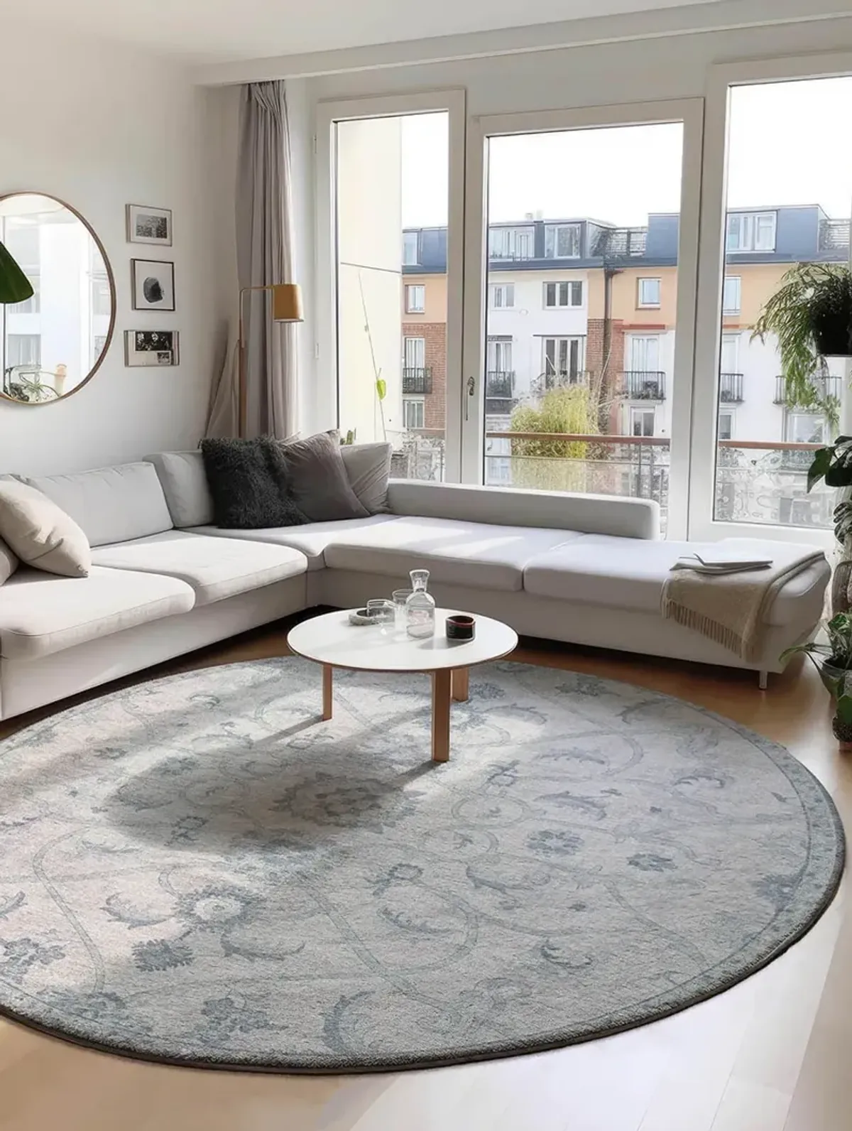 Tuscany TU8 Denim 4' Rug