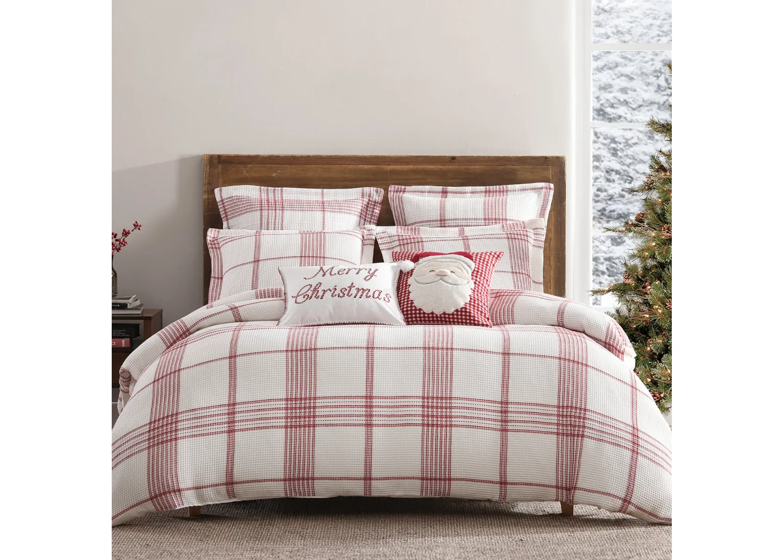 Peppermint Plaid Comforter Set - Levtex Home