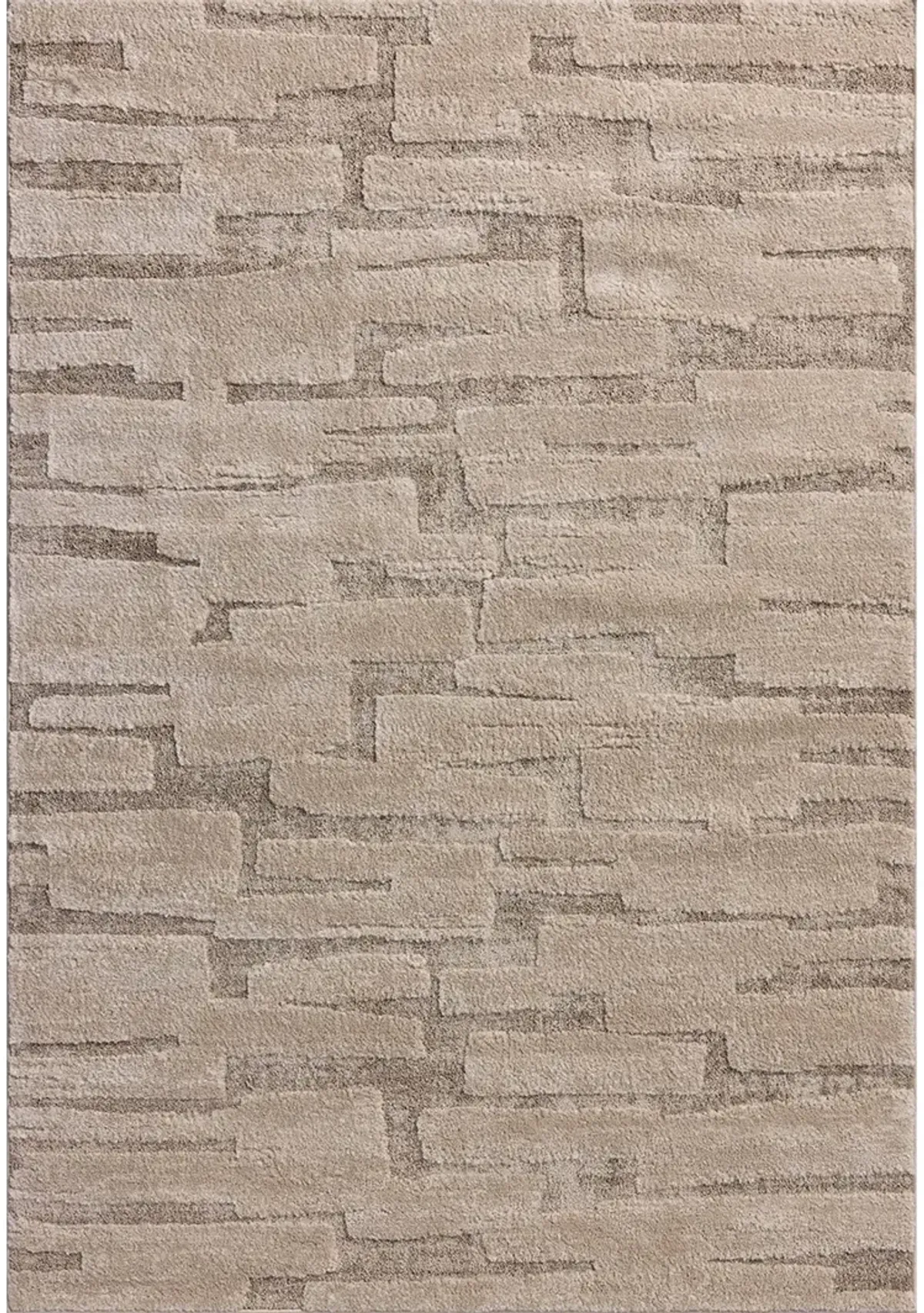 Monty  Taupe/Beige 2'7"x10' Runner Rug