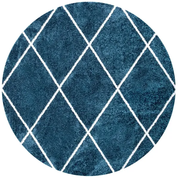 Cole Minimalist Diamond Trellis Area Rug