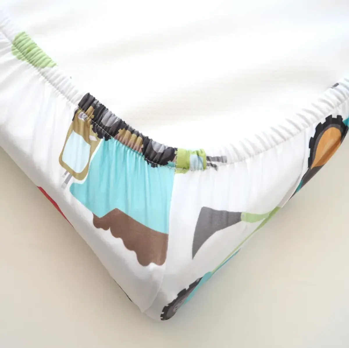 Baby Changing Pad Cover - Construction Trucks