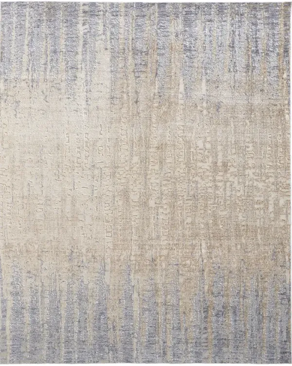 Laina 39G9F Tan/Brown/Blue 3' x 10' Rug