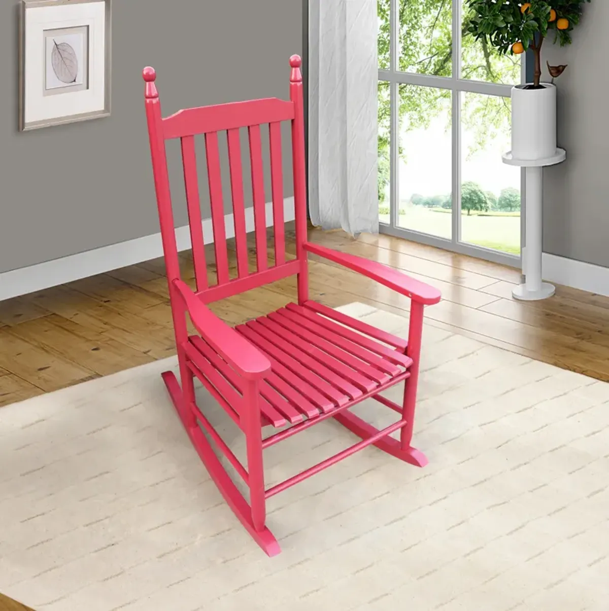 Wooden Porch Rocker Chair III