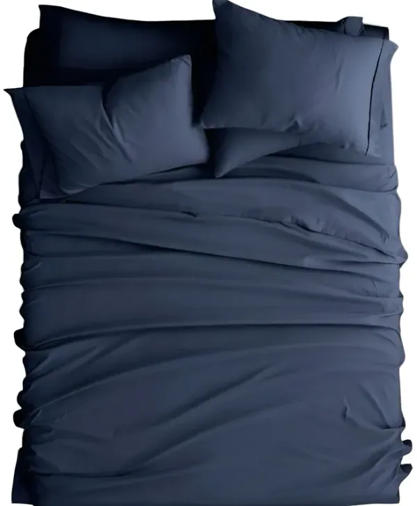 Ultra Soft 6-Piece Polyester Microfiber Sheet Set – Wrinkle Resistant and Breathable Bedding for Daily Use