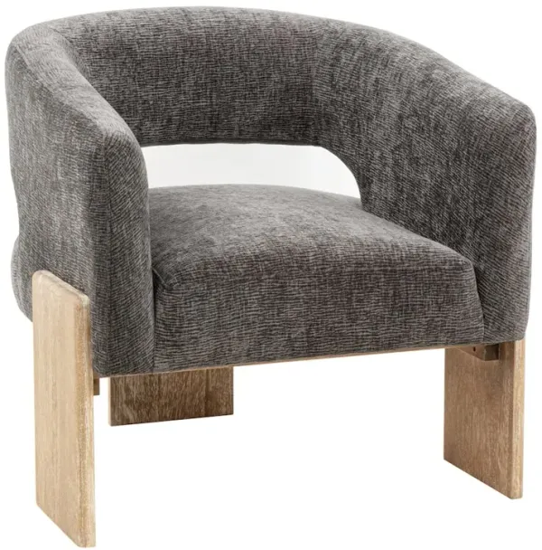 Alex Hamilton Tess Accent Chair in Crystal Black