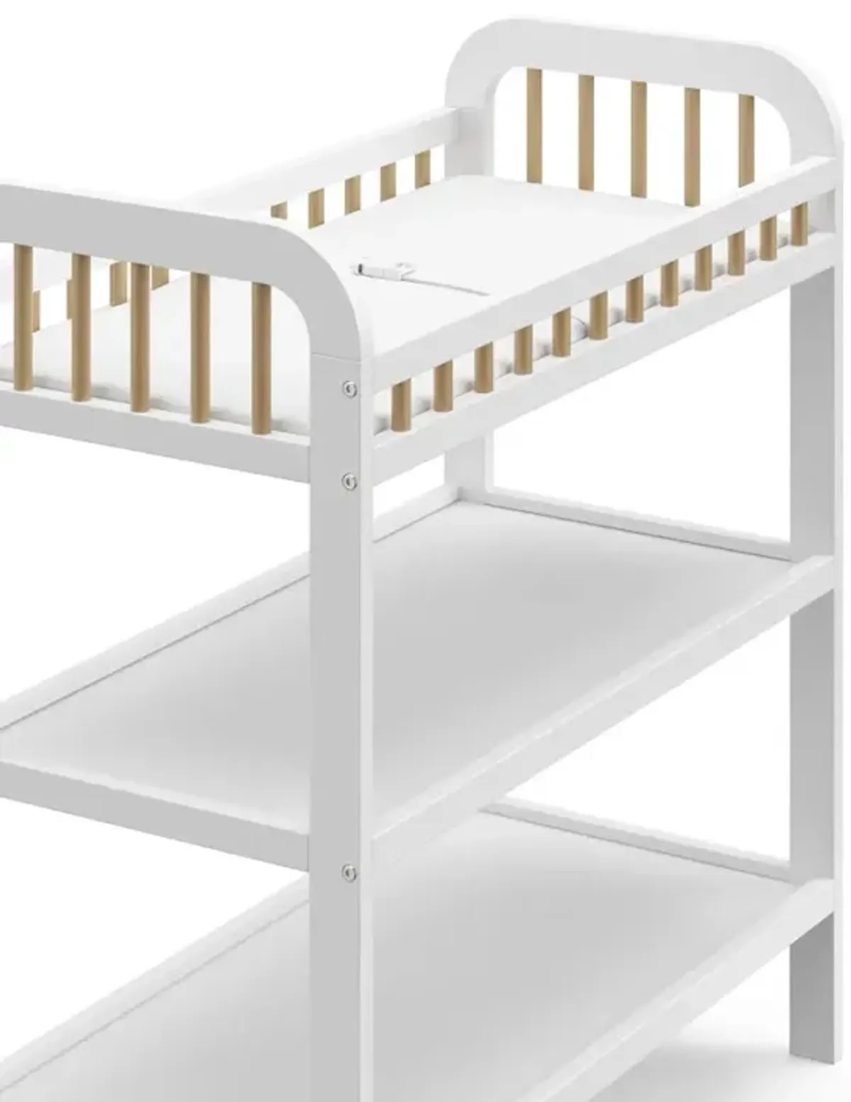 Storkcraft Pasadena Changing Table with Water-Resistant Changing Pad