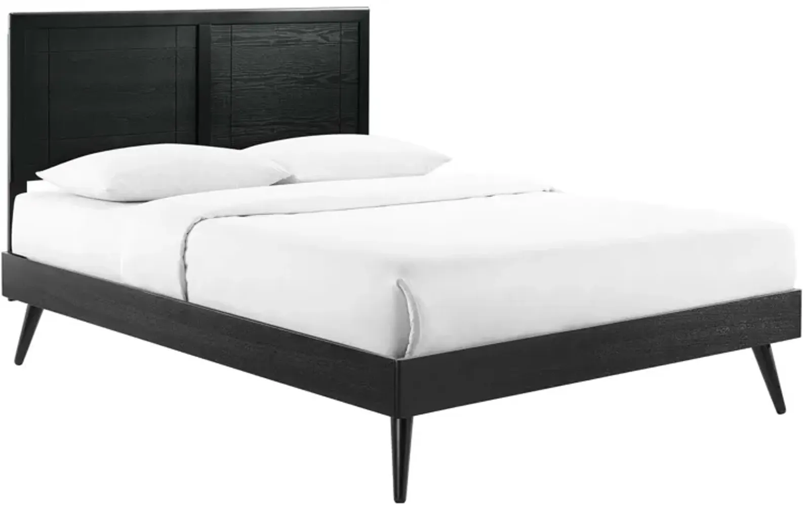 Modway - Marlee Queen Wood Platform Bed with Splayed Legs