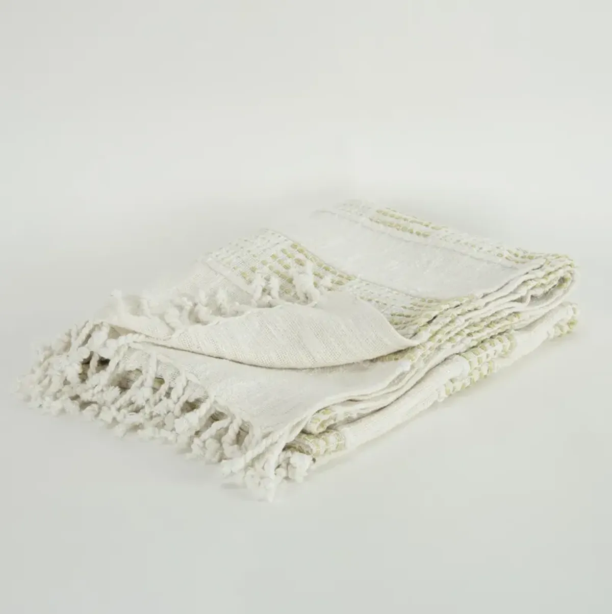 Natural 50" x 60" Throw Blanket