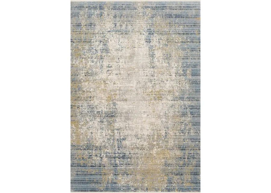 Claire CLE08 Neutral/Sea 7'10" x 10'2" Rug