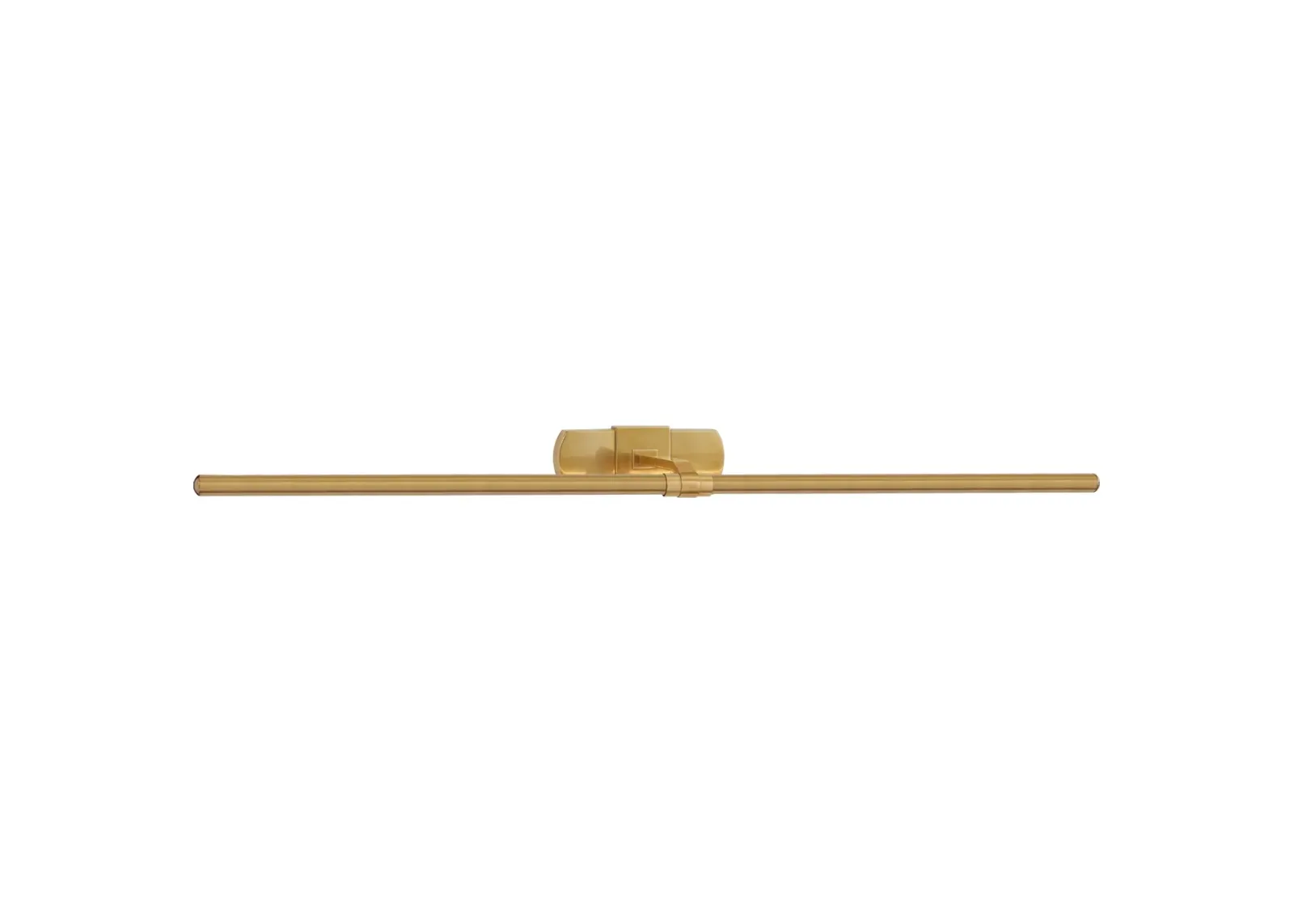 Langley 40" Picture Light in Natural Brass