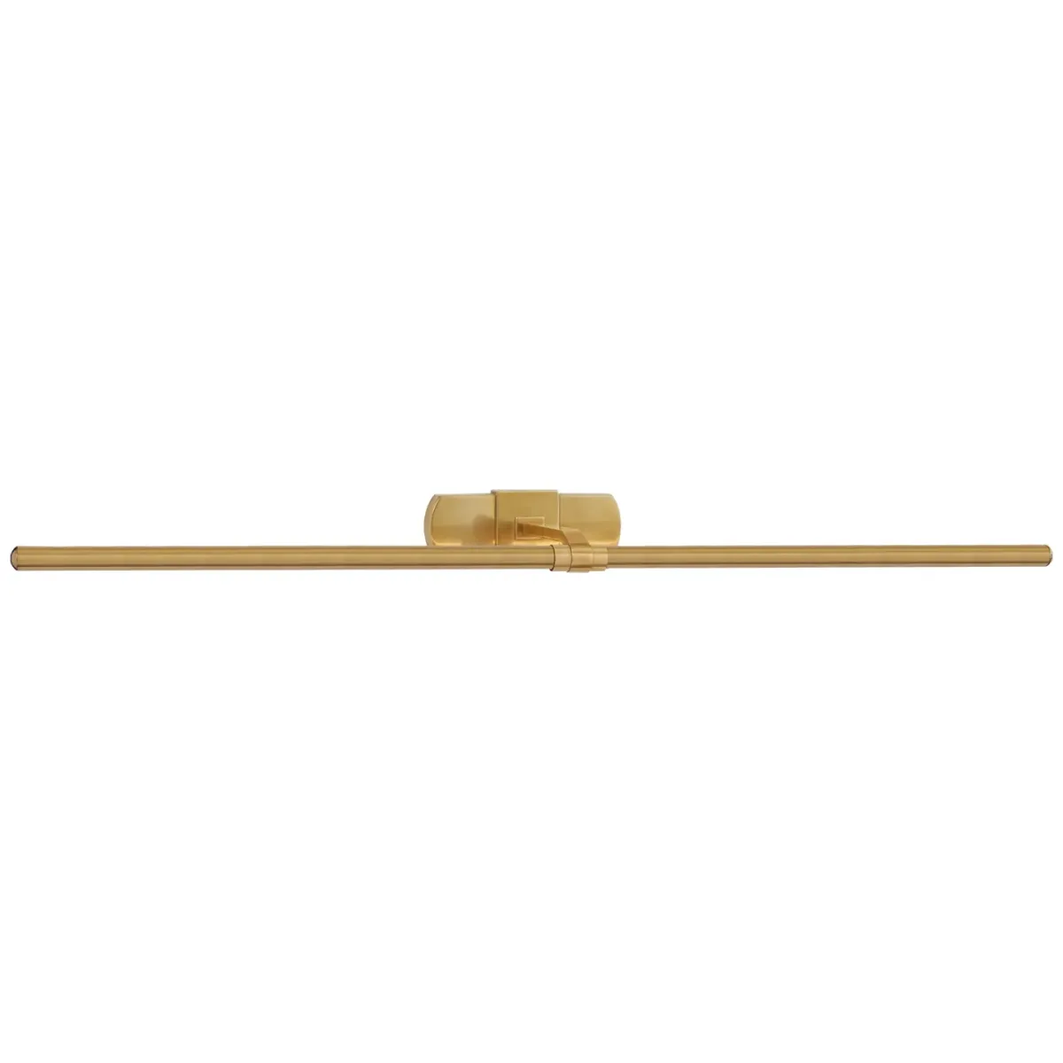 Langley 40" Picture Light in Natural Brass