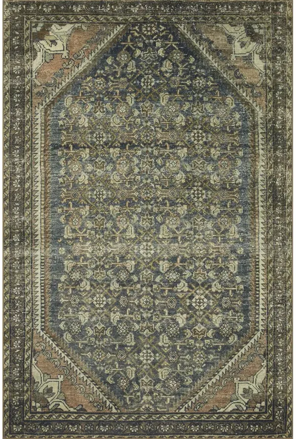 Banks BAN02 Denim/Clay 7'6" x 9'6" Rug