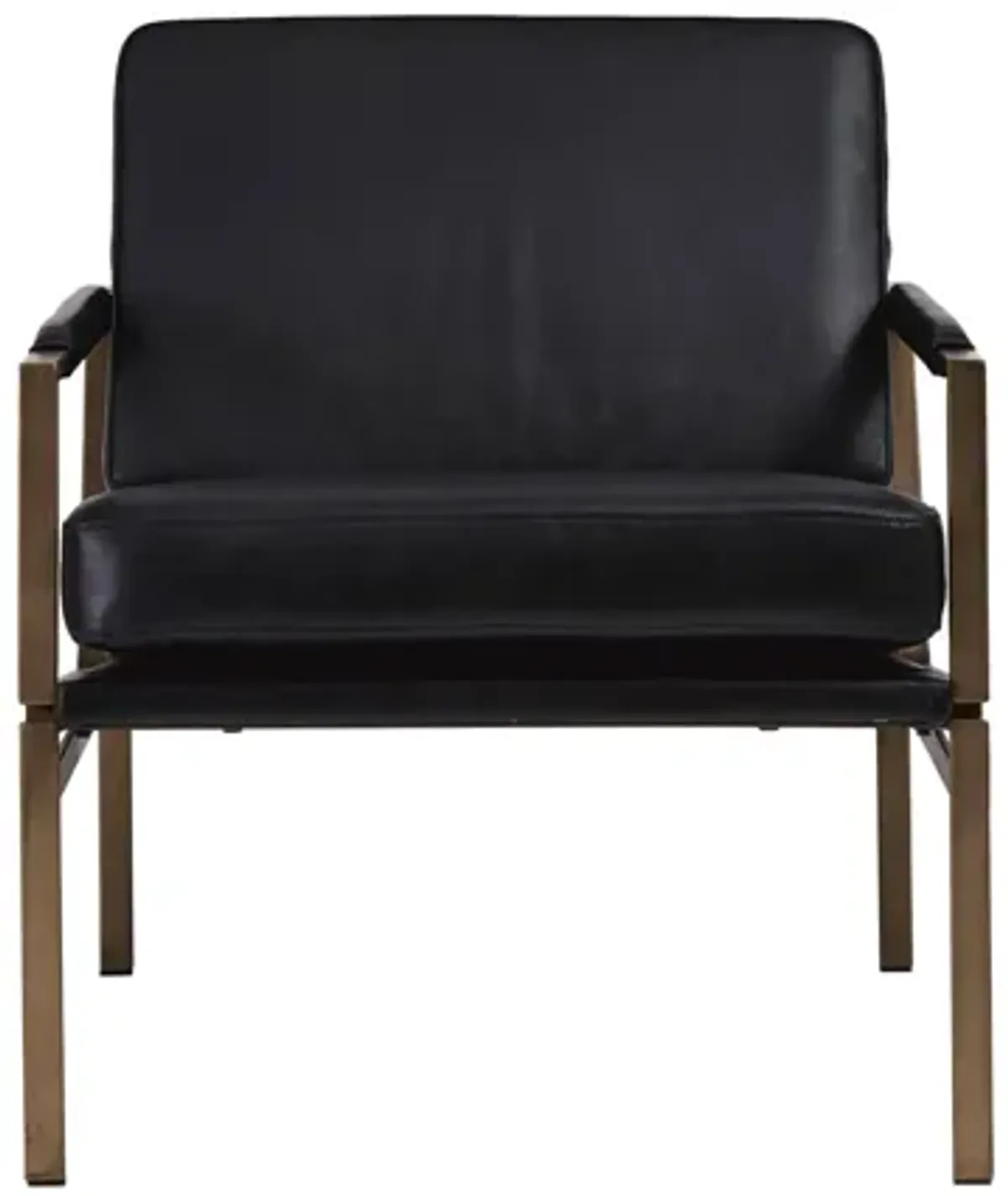 Puckman Black Accent Chair