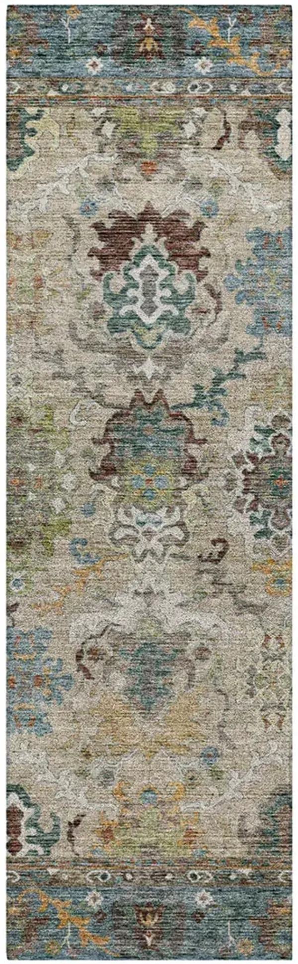 Silk Road SR5 Aqua 2'3" x 7'6" Rug