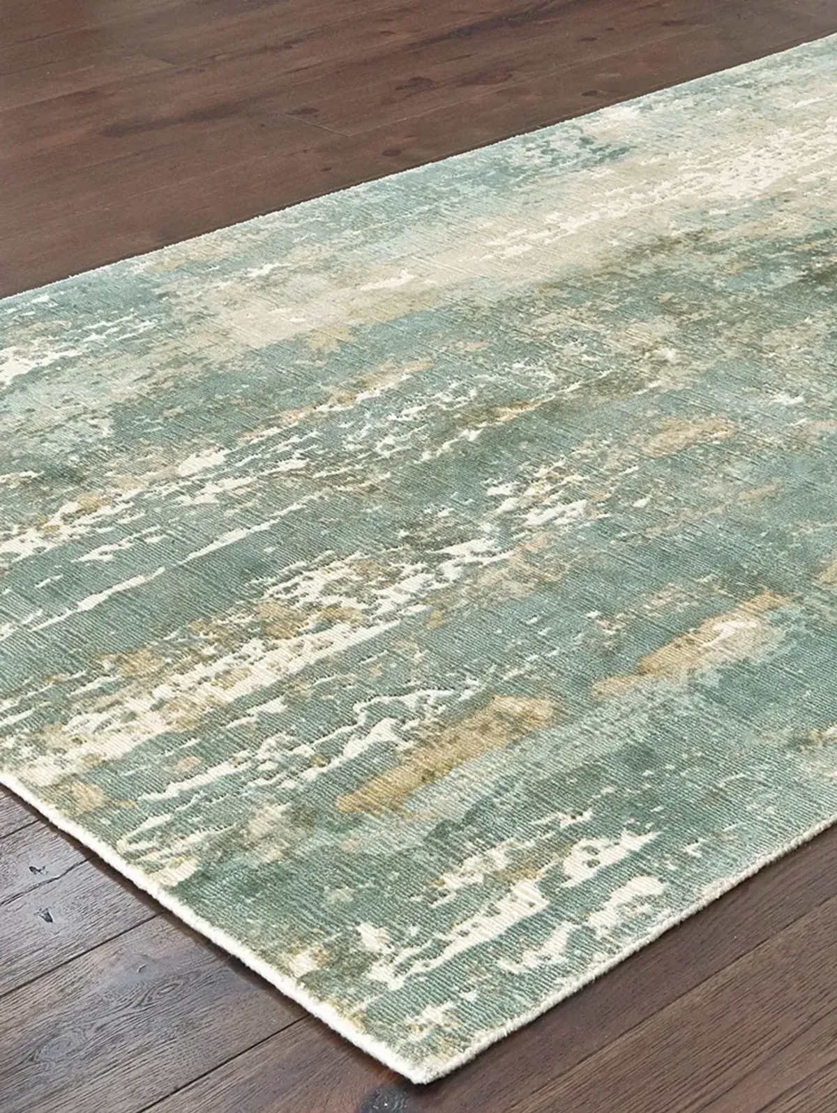 Formations 2'6" x 10' Blue Rug