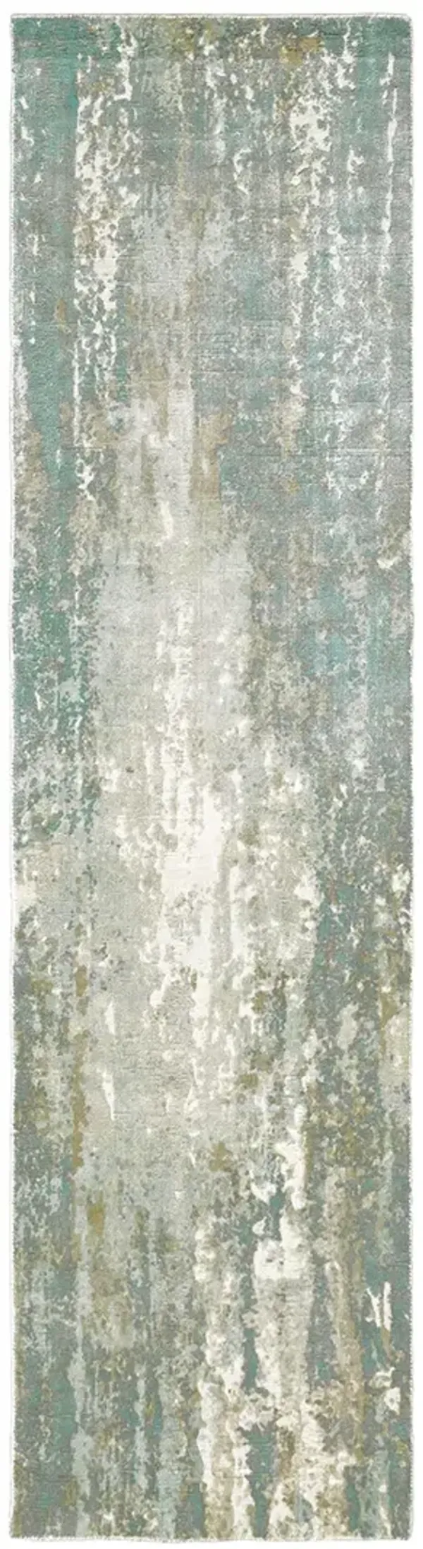 Formations 2'6" x 10' Blue Rug
