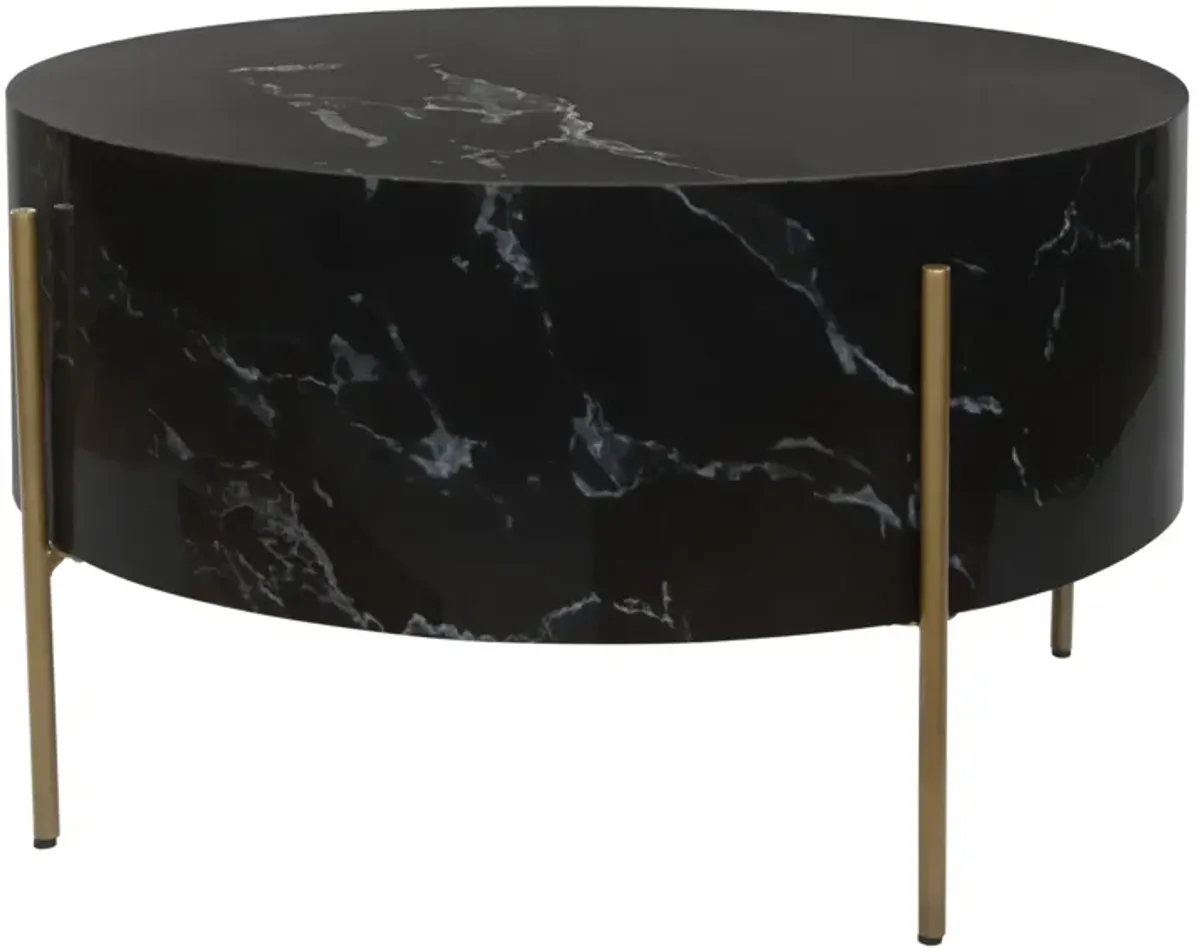 Ferrier Coffee Table Black and Bronze