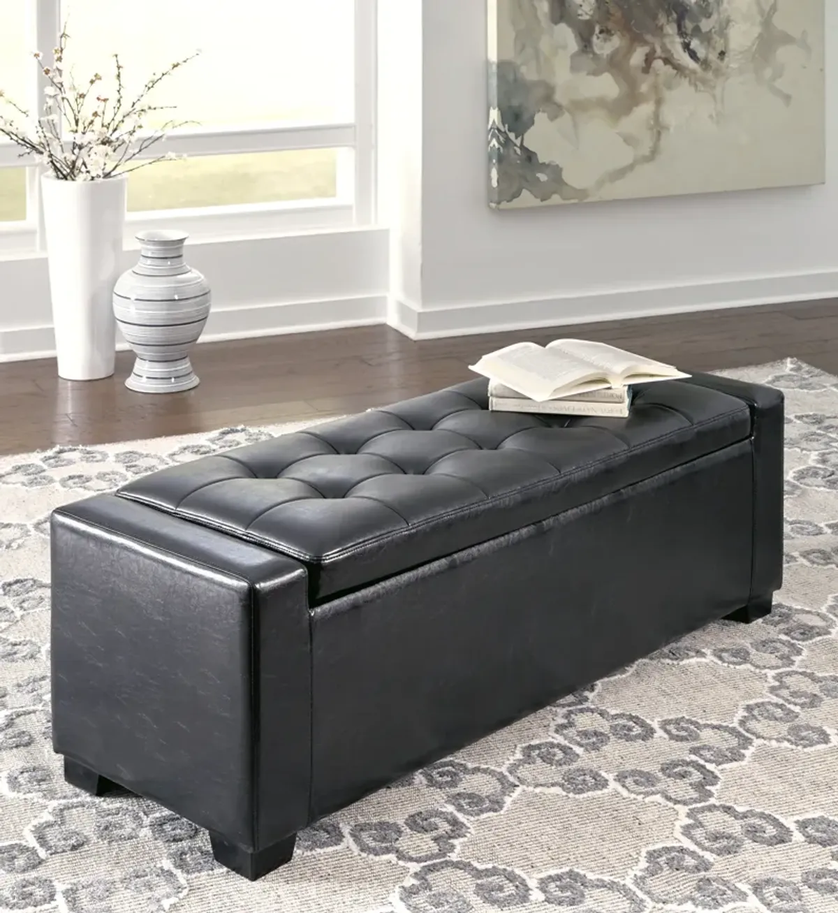 Benches Upholstered Storage Bench