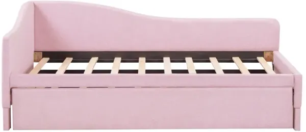 Merax Upholstered L-Shaped Daybed with Pop Up Trundle