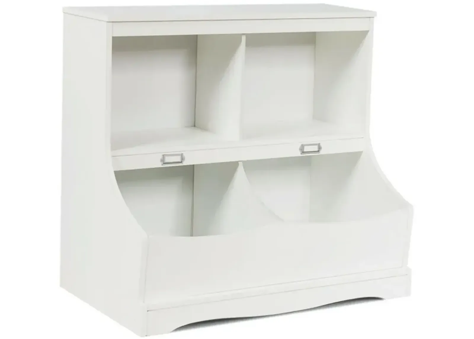 Hivvago Kids Floor Cabinet Multi-Functional Bookcase