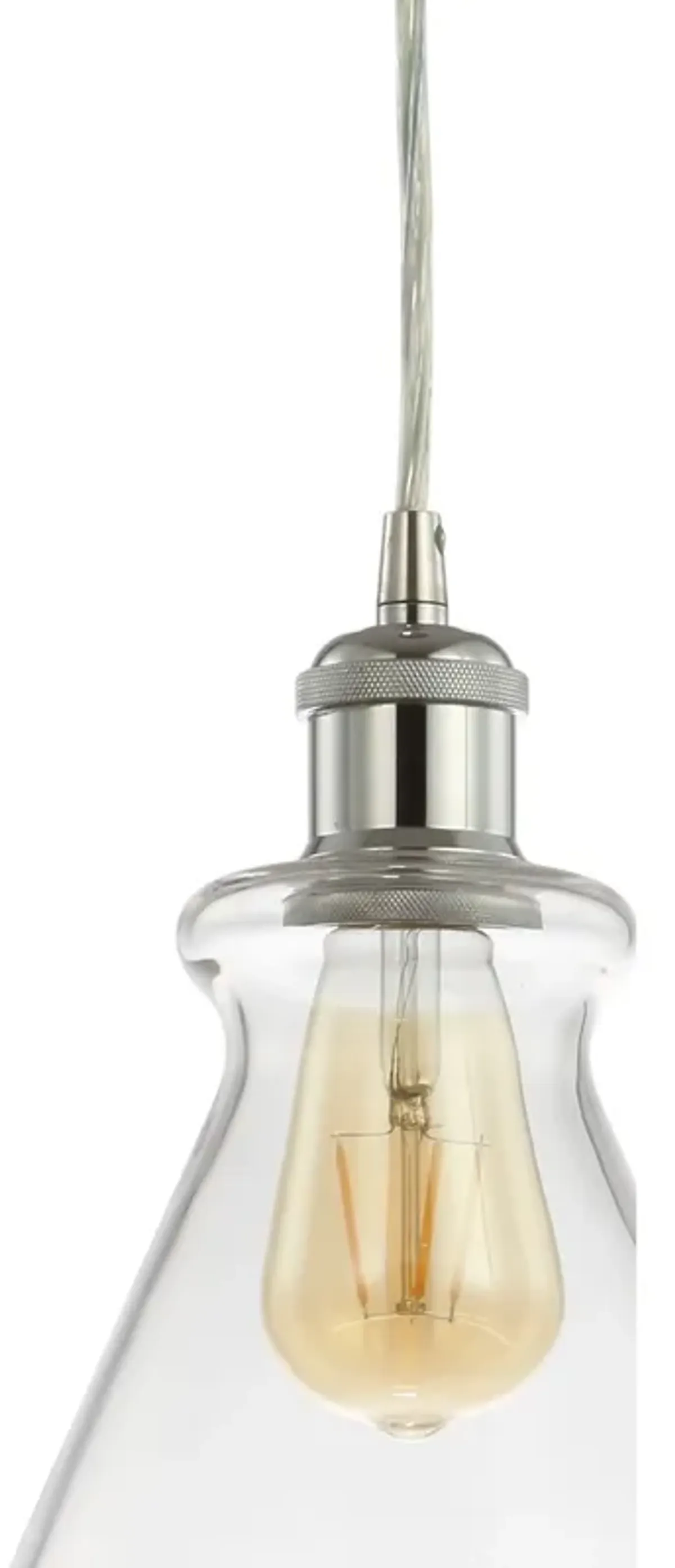 Goldwater Adjustable Drop Metal/Glass LED Pendant