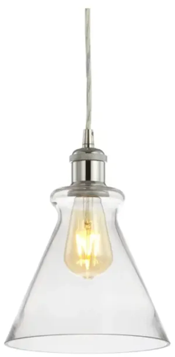Goldwater Adjustable Drop Metal/Glass LED Pendant