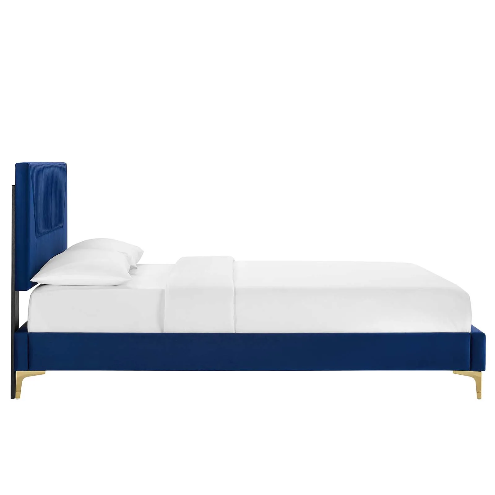 Modway - Yasmine Channel Tufted Performance Velvet Queen Platform Bed