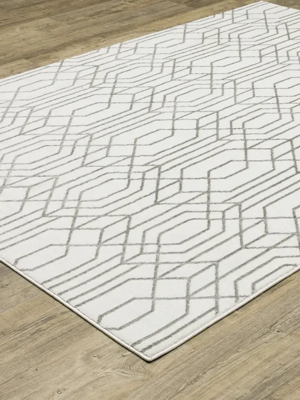 Montecito 7'10" x 10'10" Wht Rug
