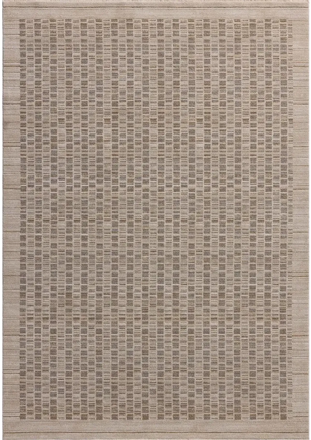 Cali Natural/Slate 2'7"x10' Runner Rug