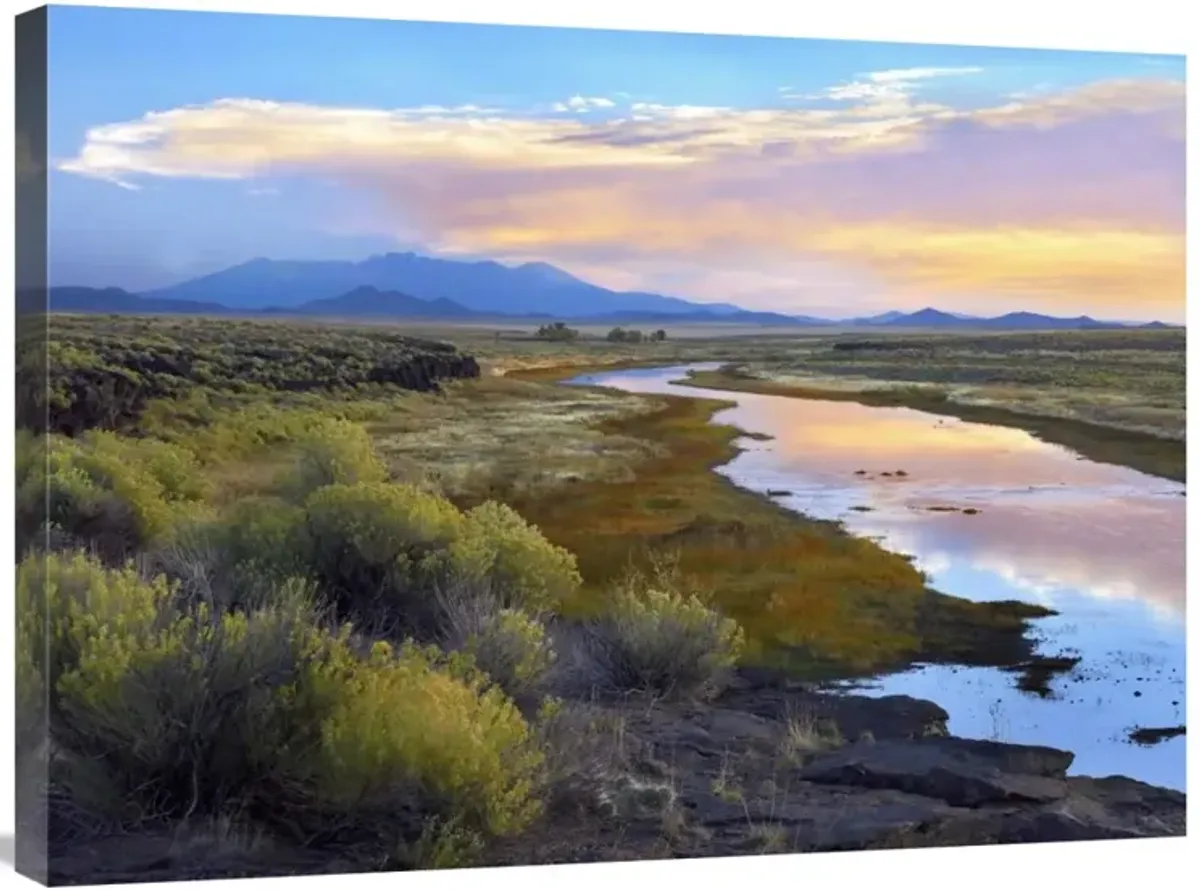 Rio Grande and the Sangre de Cristo Mountains, Colorado-Canvas Art-32x24