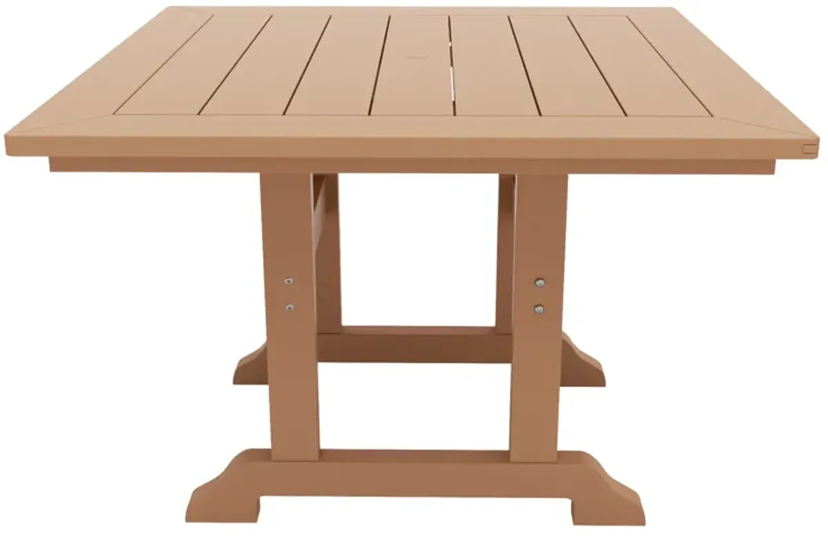 WestinTrends 43" Square Outdoor Patio Dining Table