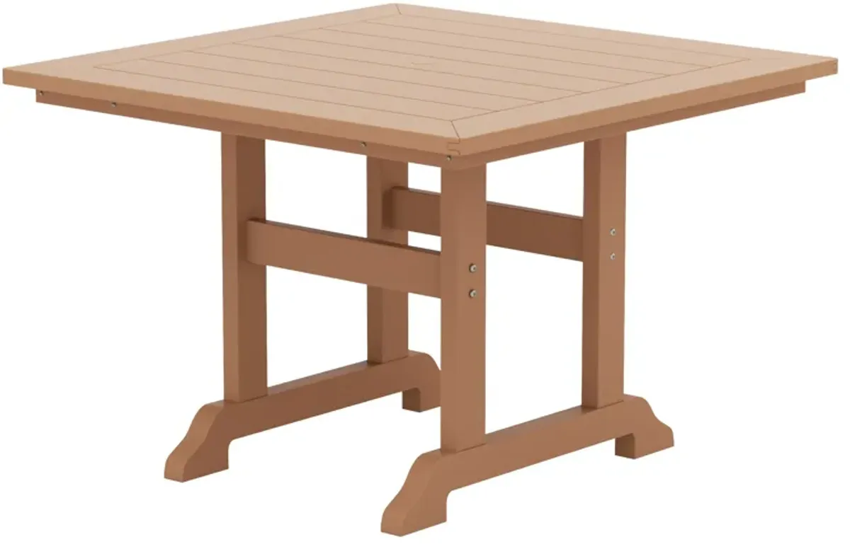 WestinTrends 43" Square Outdoor Patio Dining Table