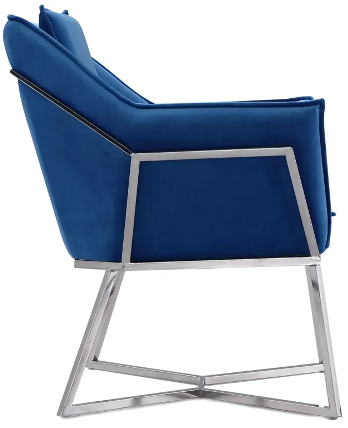 Origami Blue Accent Chair