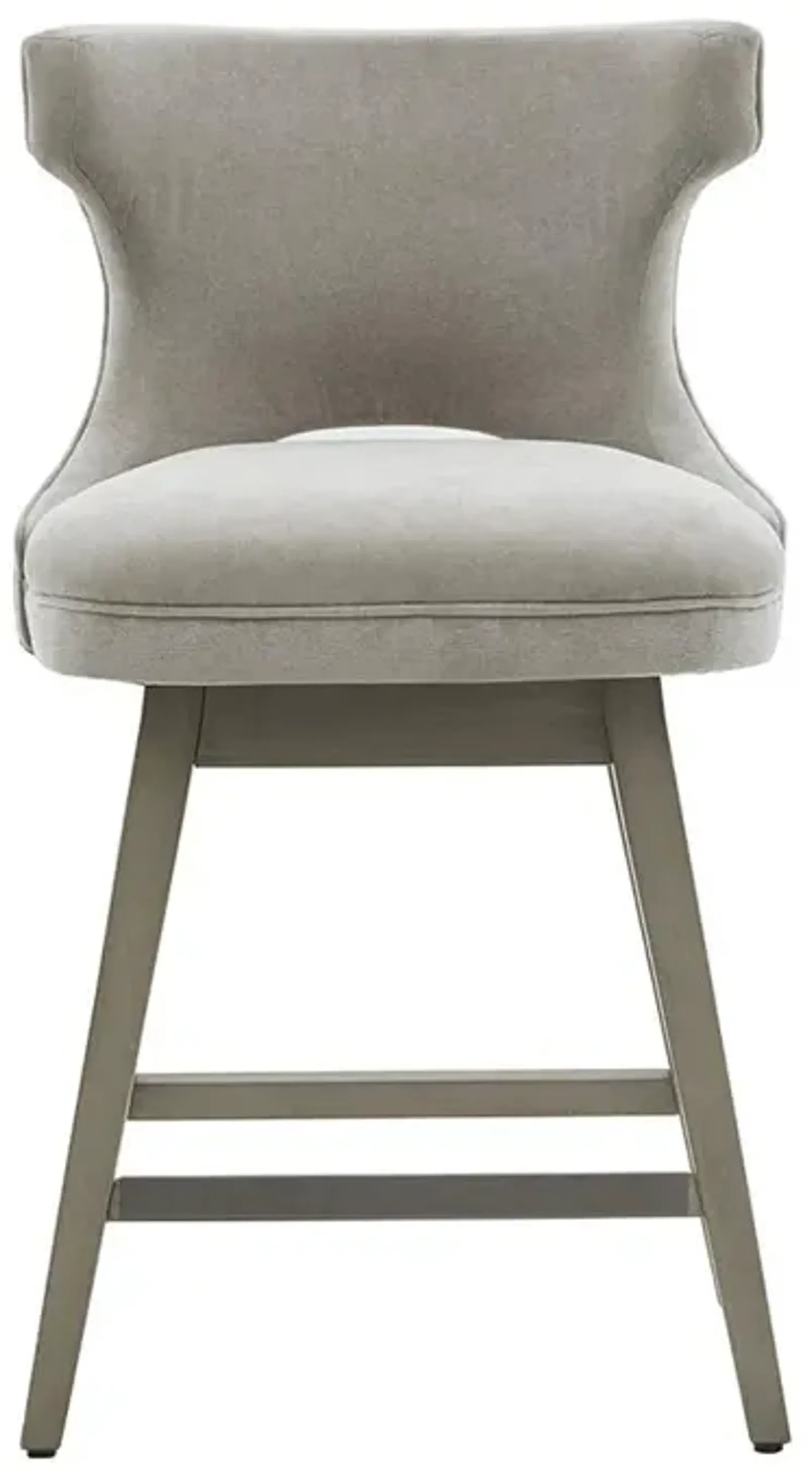 Belen Kox Farmhouse-inspired Swivel Counter Stool in Light Grey, Belen Kox