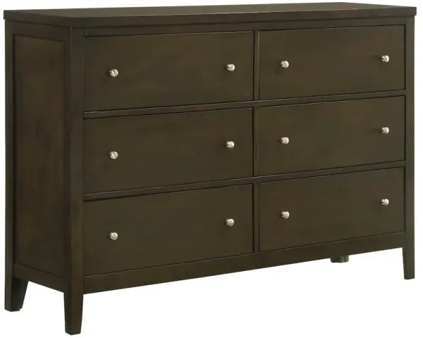 Coaster Co. of America Wilkes 6-drawer Dresser Cabinet Dark Cocoa