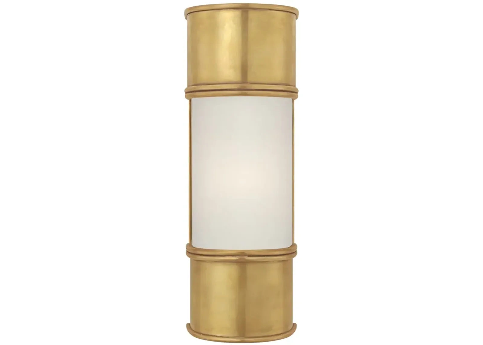 Oxford 12" Bath Sconce in Antique-Burnished Brass