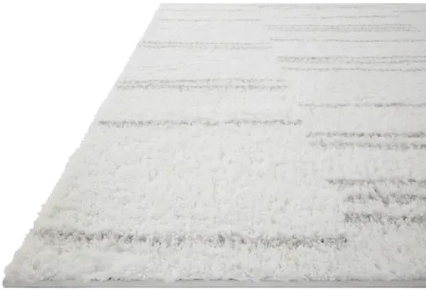 Bliss BLS02 White/Grey 3'11" X 6' Rug