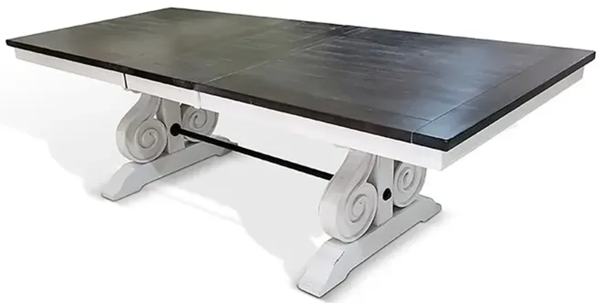 Sunny Designs Carriage House Trestle Dining Table