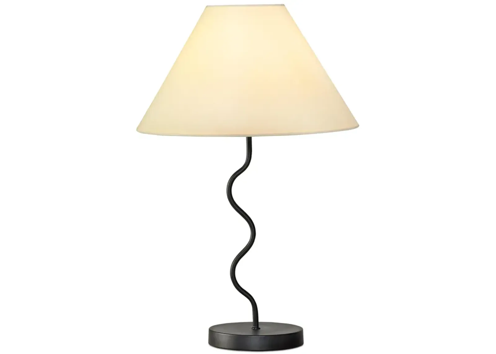 Squiggle LED Table Lamp - Black