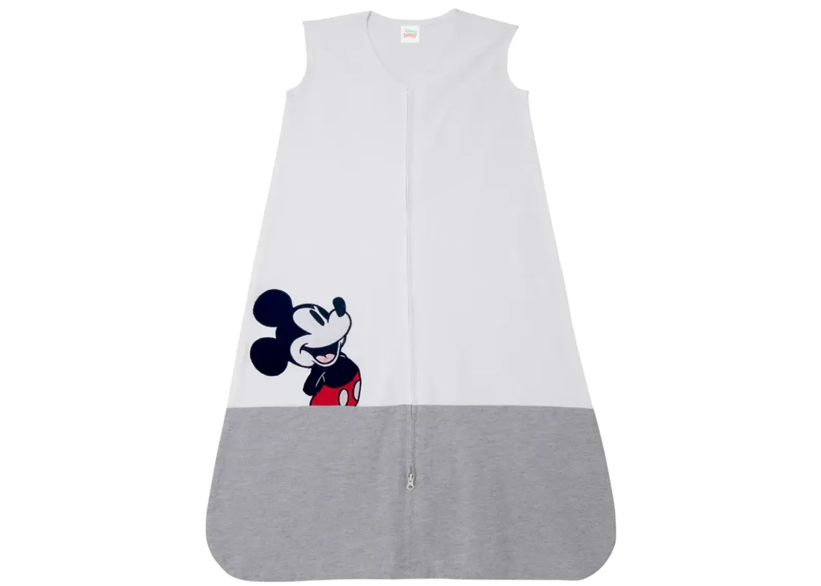 Lambs & Ivy Mickey Mouse Wearable Blanket - Gray, White, Animals, Disney