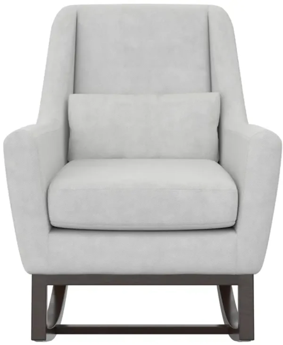 Sophie Mid-Century Rocker with Lumbar Pillow