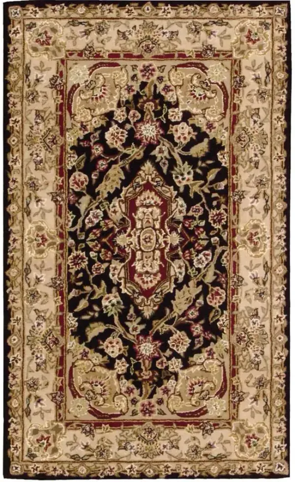 Nourison 2000 2028 Black 2'6" x 4'3" Rug