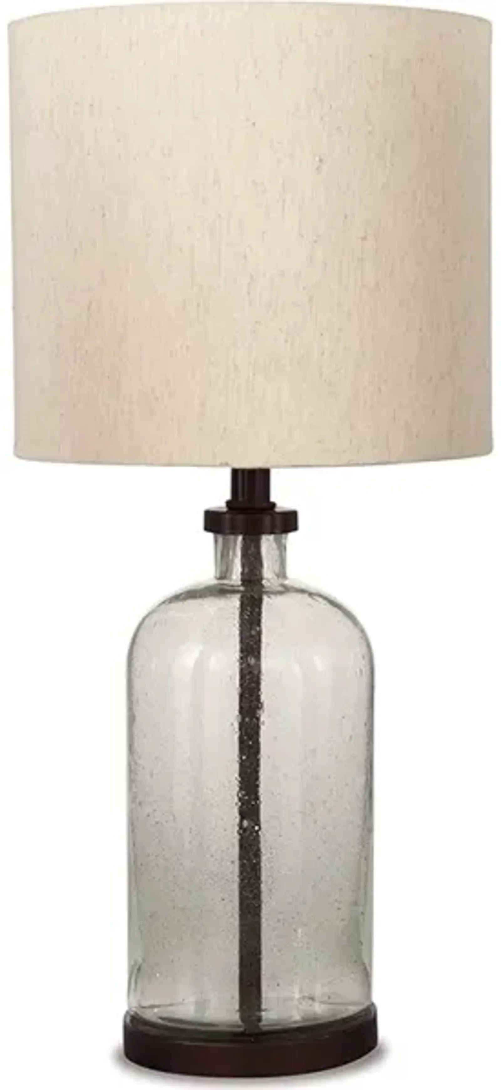 Modern Farmhouse 22.5" Seeded Glass Table Lamp