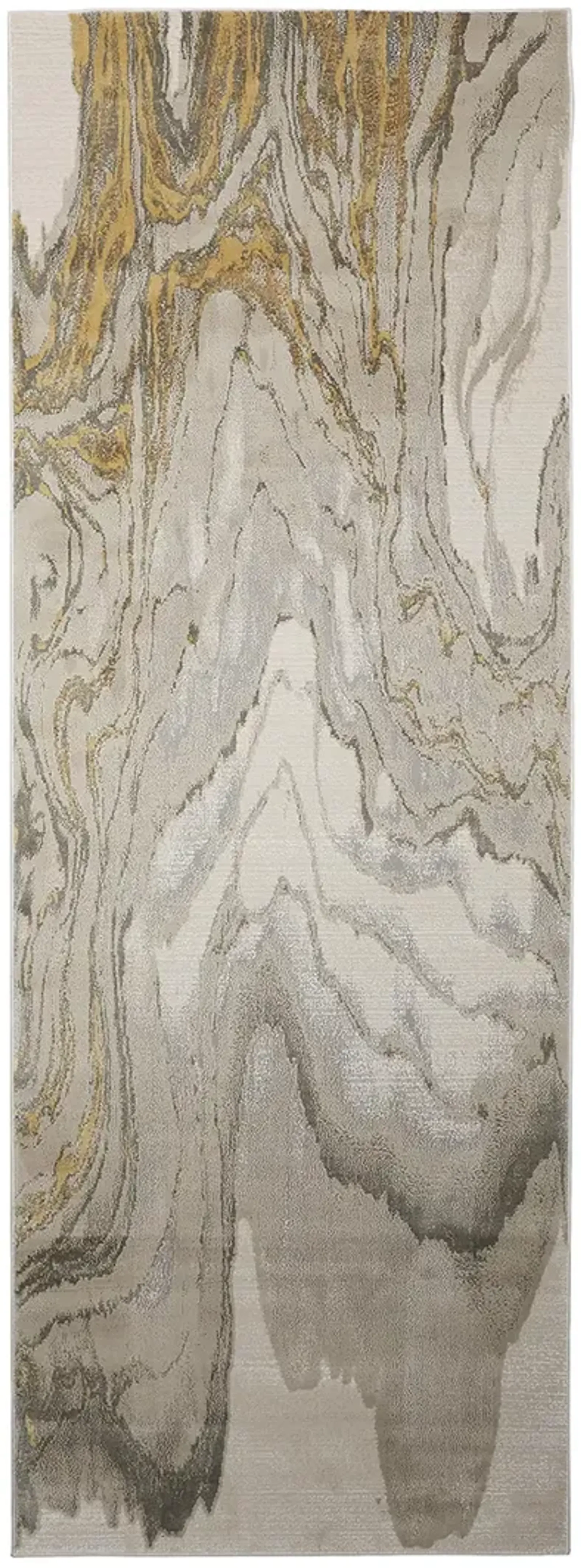 Waldor 3602F Gold/Ivory/Gray 2'10" x 7'10" Rug