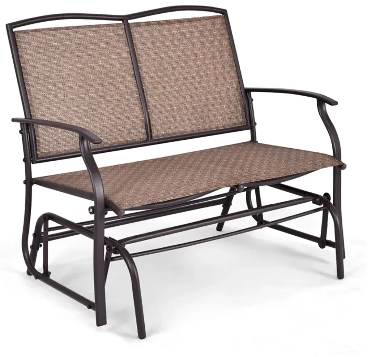 Iron Patio Rocking Chair for Outdoor Backyard and Lawn