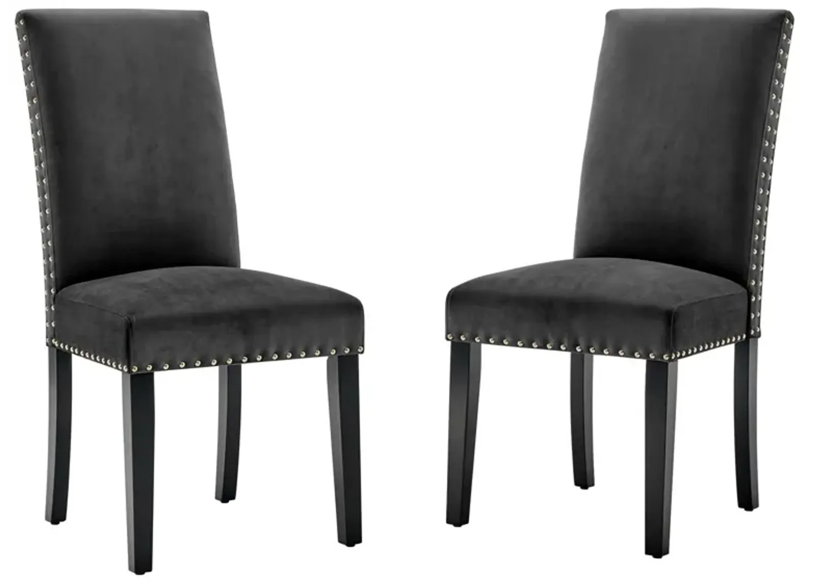 Parcel Performance Velvet Dining Side Chairs - Set of 2