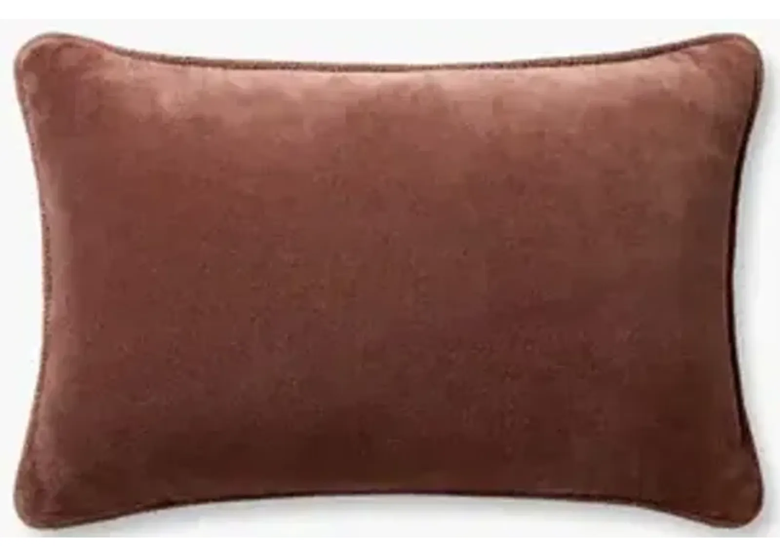 Liza PCJ0020 Cinnamon 13''x21'' Down Pillow by Chris Loves Julia x Loloi