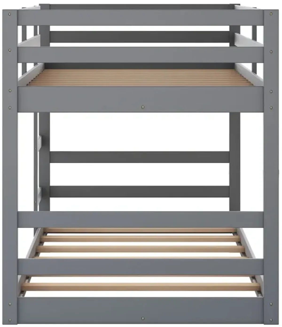 Twin Over Twin Bunk Bed with Ladder