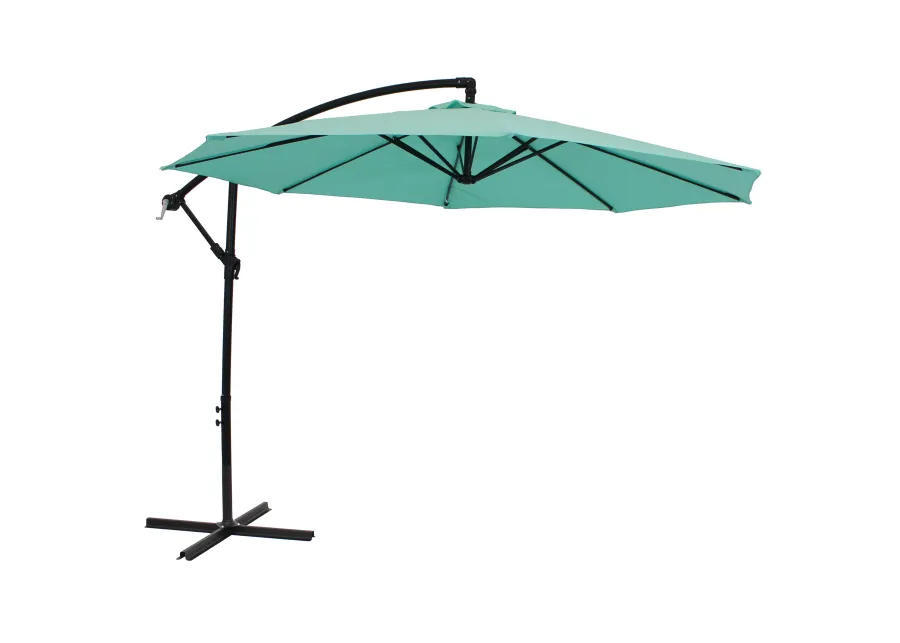 Sunnydaze 9' Cantilever Offset Patio Umbrella with Crank