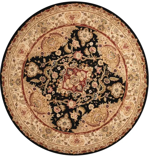 Nourison 2000 2028 Black 6' x Round Rug
